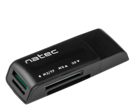 Natec CZYTNIK KART MINI ANT 3 SDHC MMC M2 MICRO SD USB 2.0 - 1470219 - zdjęcie 1